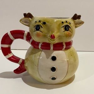 NEW Johanna Parker Reindeer holiday mug
